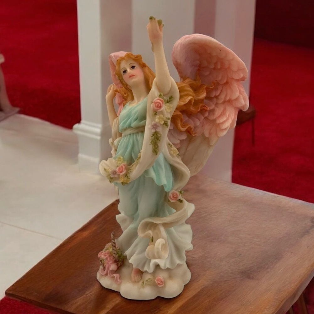 Roman Seraphim Angel Chelsea, Summer’s Delight, 1996 Limited Ed., Rare Figurine - Picture 4 of 9